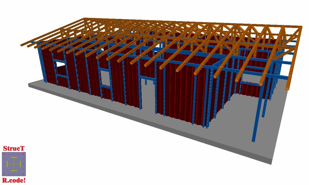 Structura casa metalica containere marine StrucT R.code!