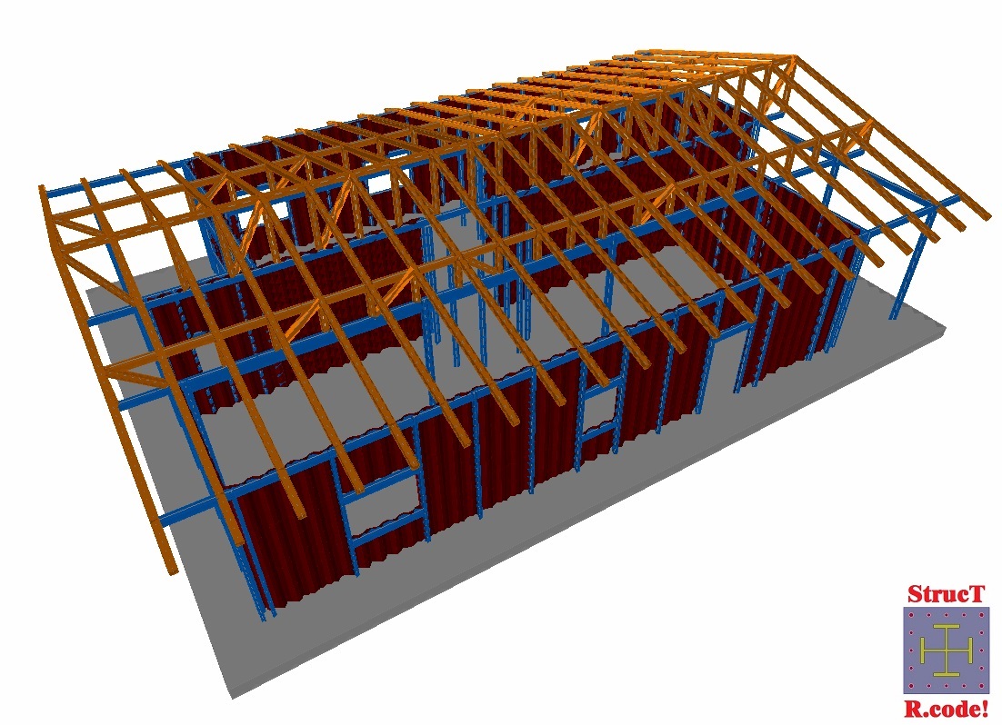 Proiect structura metalica din containere StrucT R.code!
